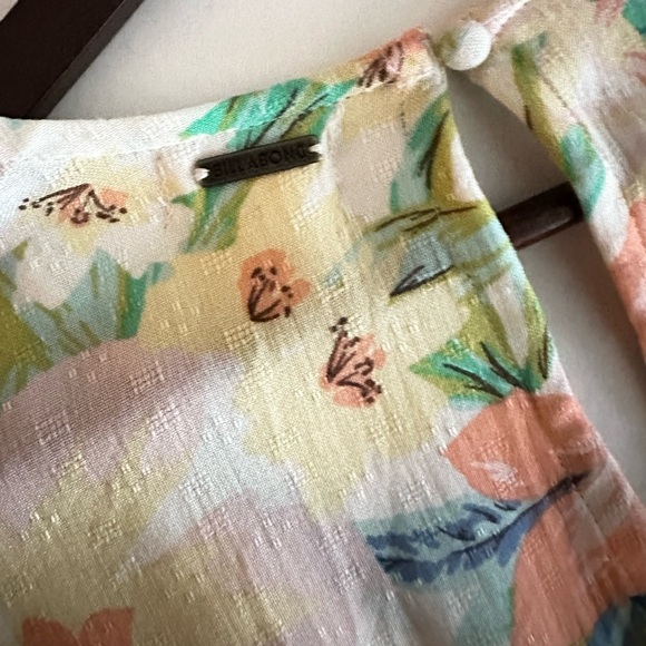 🩵🏝️Billabong Floral ☀️Jet Set Midi Dress - Picture 12 of 13